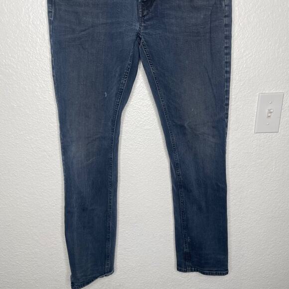 Buffalo David Bitton Mens Jeans Size 31 Slim Stretch Ash-x Dark Wash Denim 31x30 - Picture 8 of 16